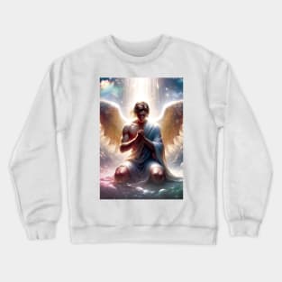 Heavenly Angel Seduction: Divine Grace Sensual Elegance 08 Crewneck Sweatshirt